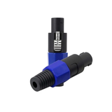 Speakon 4-Pole Inline Connectors 2 Pack Professional Audio Speaker Cable Plugs