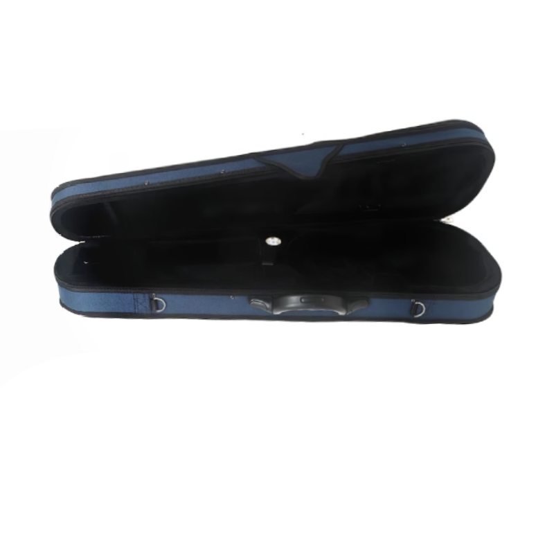 PSM IRIN Premium Violin Triangle Case Blue Lightweight Oxford Cloth with Hygrometer