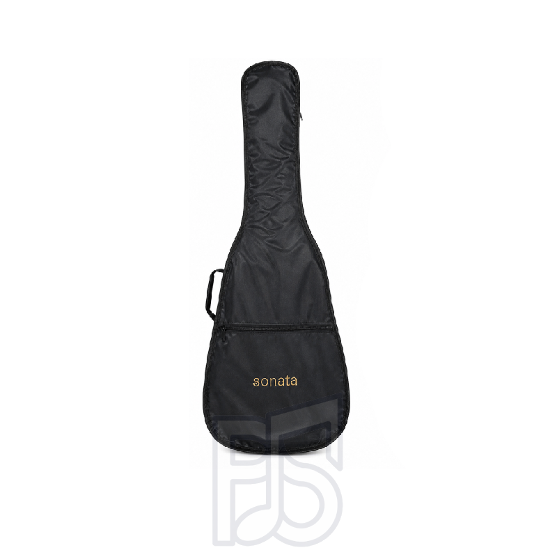 Sonata Unpadded Guitar Gig Bag Black Nylon Single Strap Lightweight Soft Bag