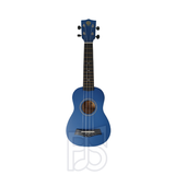 Pala 21" Blue Ukulele – Soprano Beginner Acoustic Ukulele, Lightweight & Portable