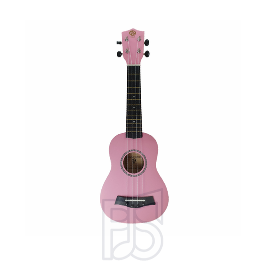 Pala 21" Pink Ukulele – Soprano Beginner Ukulele, Lightweight & Easy to Play