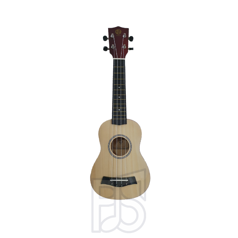Pala 21" Natural Ukulele – Soprano Beginner Acoustic Ukulele, Classic Wood Finish