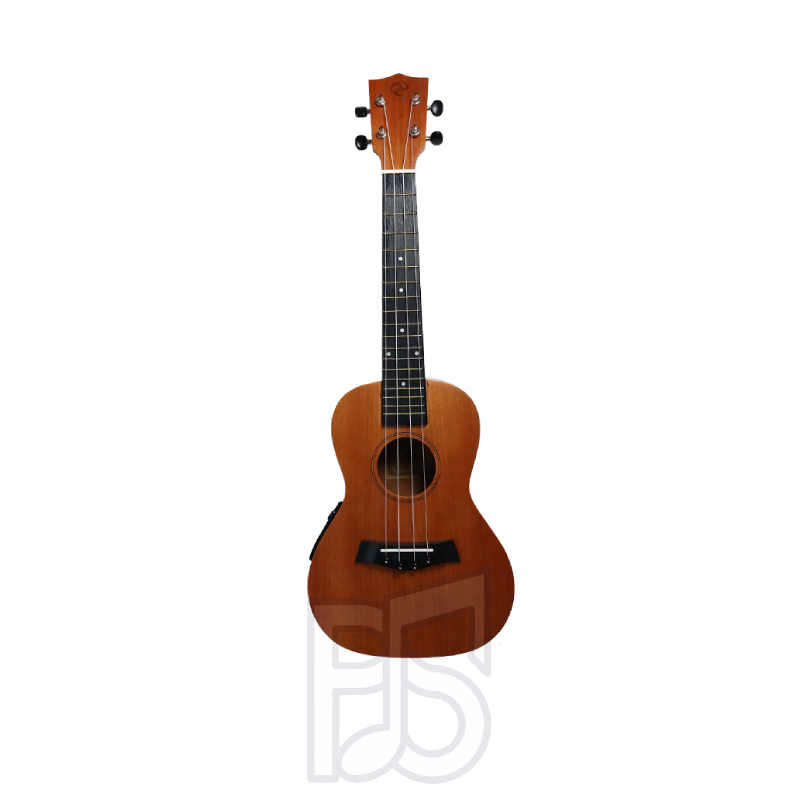 Pala 23" Natural Concert Ukulele with EQ – Acoustic-Electric Ukulele, Built-In Pickup & Preamp