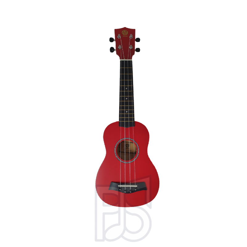 Pala 21" Soprano Ukulele Red – Beginner Acoustic Ukulele, Bright Tone & Portable