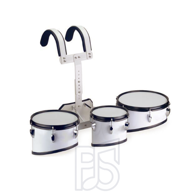 BK Marching Trio Drums 10" 12" 13" – Multi-Tenor Marching Drum Set