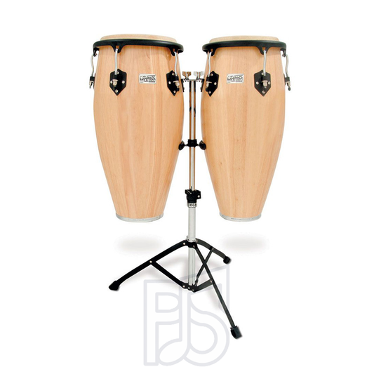 Toca Synergy Fiberglass Congas – Natural