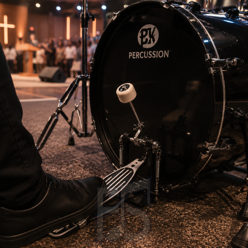 BK Bass Drum Pedal – Single Chain Drive Drum Kick Pedal