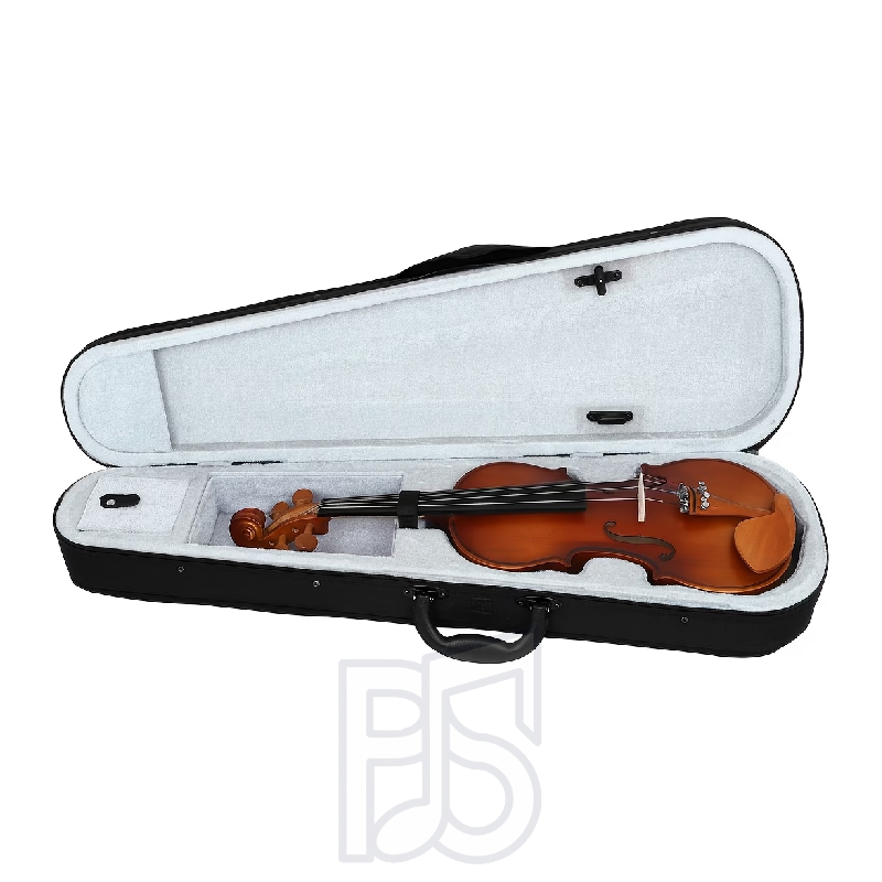 AV-213 4/4 Full Size Violin Outfit – Satin Finish with Laminate Spruce Top & Jujube Wood Fittings