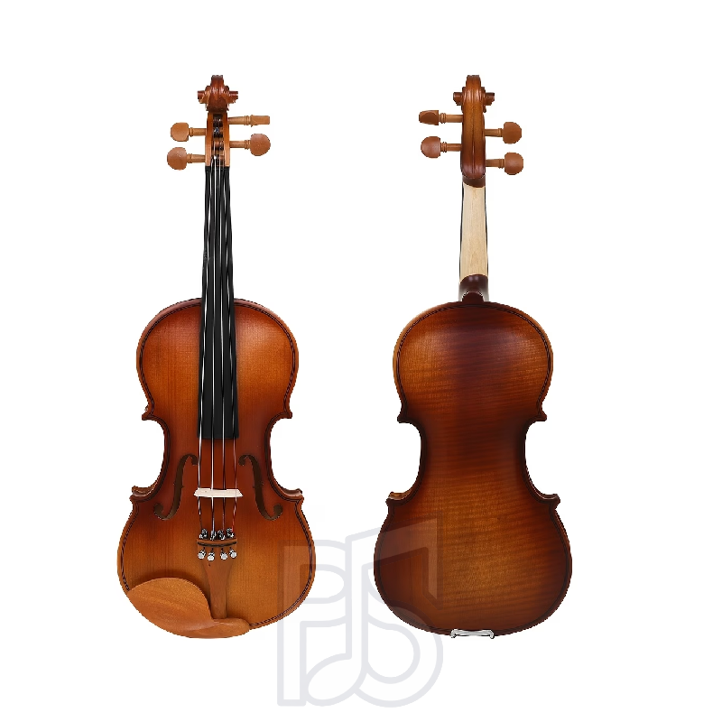 AV-213 4/4 Full Size Violin Outfit – Satin Finish with Laminate Spruce Top & Jujube Wood Fittings