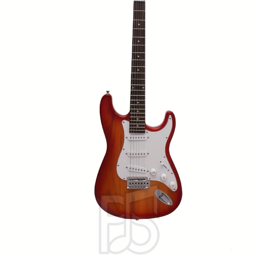 IRIN Strat Style Electric Guitar – 3 Single Coil Pickups - Cherry Burst