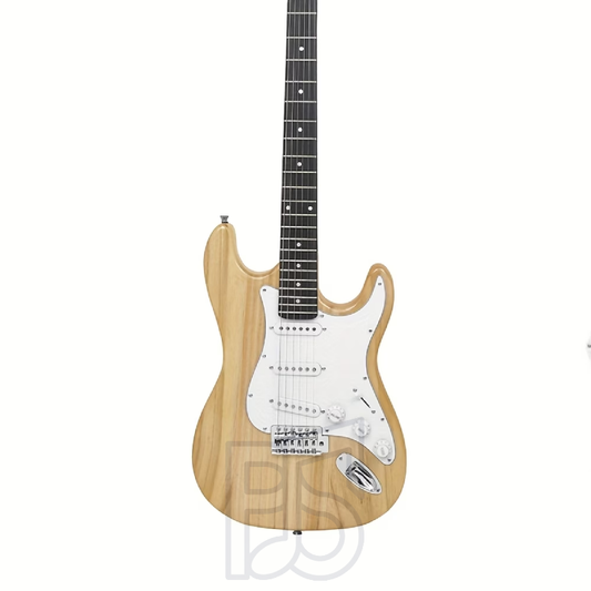 IRIN Strat Style Electric Guitar – 3 Single Coil Pickups - Natural