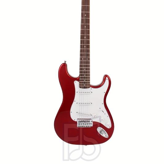 IRIN Strat Style Electric Guitar – 3 Single Coil Pickups - Metallic Red