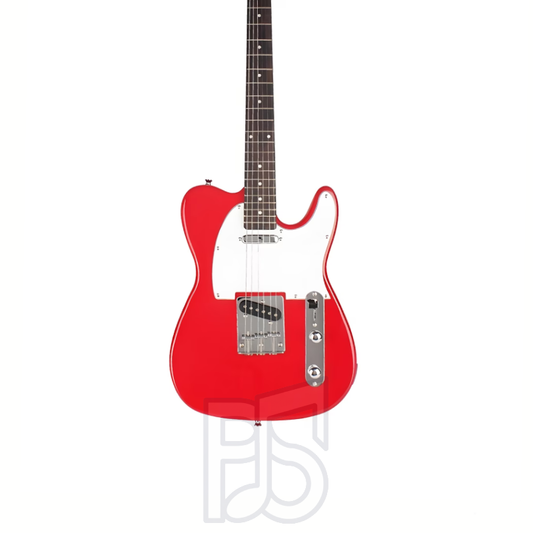 IRIN Tele Style Electric Guitar – 2 Single Coil Pickups - Red