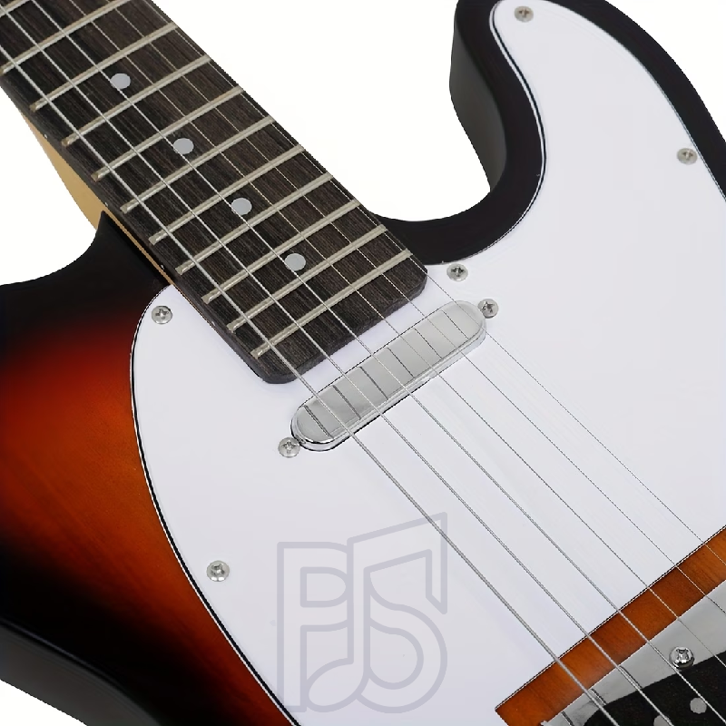 IRIN Tele Style Electric Guitar – 2 Single Coil Pickups - Sunburst