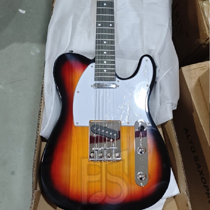 IRIN Tele Style Electric Guitar – 2 Single Coil Pickups - Sunburst
