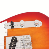 IRIN Tele Style Electric Guitar – 2 Single Coil Pickups - Cherry Burst