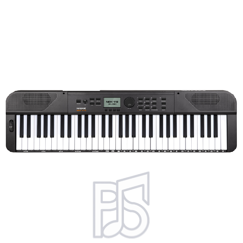 NUX NEK110 61-Key Electronic Keyboard – Portable Beginner Keyboard