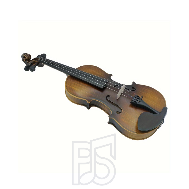 IRIN AV-610 4/4 Full Size Violin Outfit – Solid Spruce Top, Maple Back & Sides, Gloss Finish Intermediate Violin Set with Bow, Case & Accessories