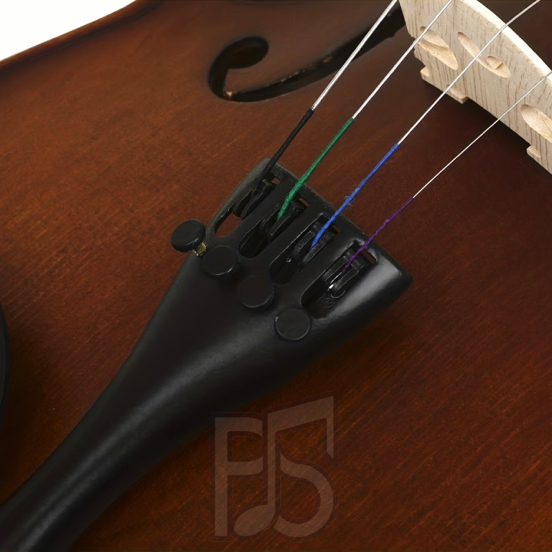 IRIN AV-526 4/4 Full Size Solid Top Violin Outfit – Spruce Top, Maple Back & Sides, Jujube Fingerboard Student Violin Set with Bow, Case & Accessories
