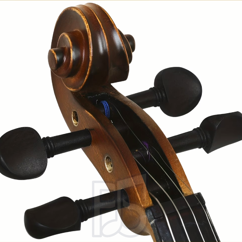 IRIN AV-526 4/4 Full Size Solid Top Violin Outfit – Spruce Top, Maple Back & Sides, Jujube Fingerboard Student Violin Set with Bow, Case & Accessories