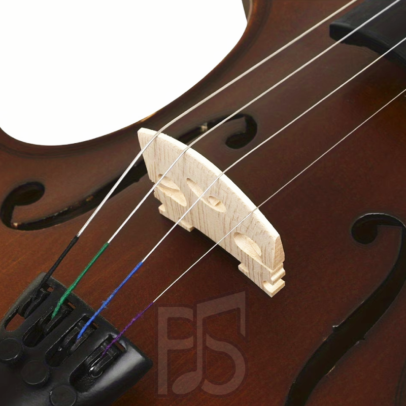 IRIN AV-526 4/4 Full Size Solid Top Violin Outfit – Spruce Top, Maple Back & Sides, Jujube Fingerboard Student Violin Set with Bow, Case & Accessories