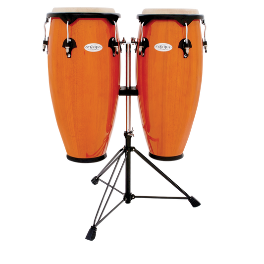 TOCA 10'' + 11'' Synergy Series CONGA SET WITH STAND - AMBER