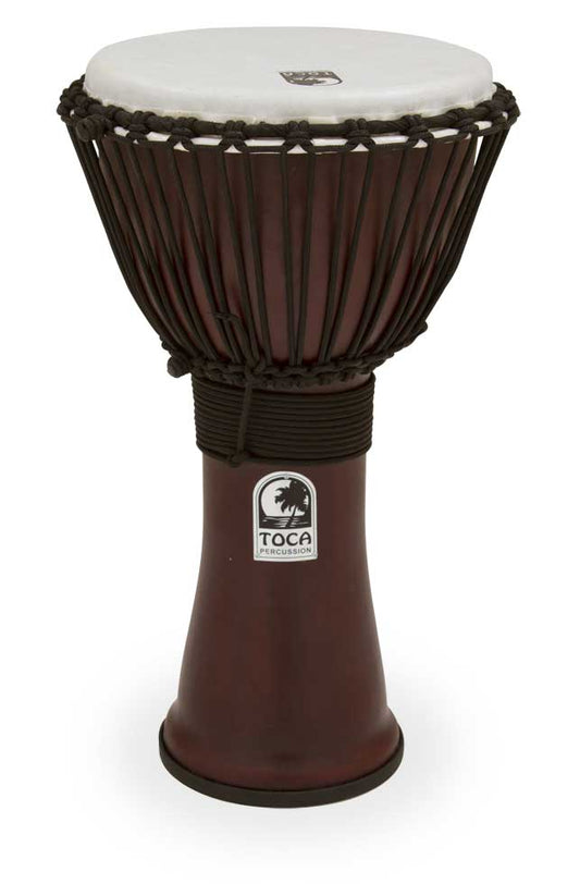 TOCA 10'' Freesyle II Ropetuned Synthetic Djembe - RED