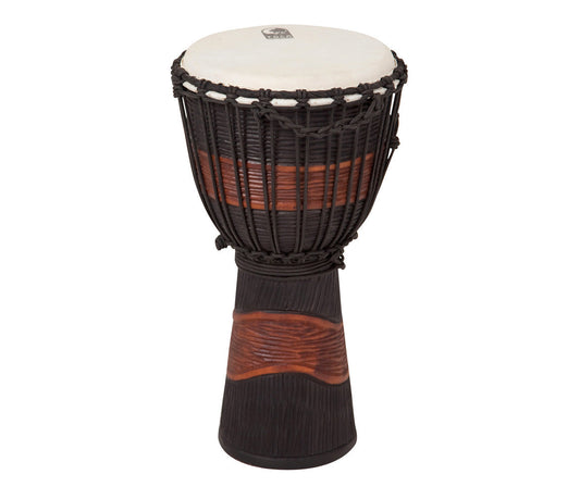 TOCA 10'' Street Series WOOD Djembe - BROWN / BLACK