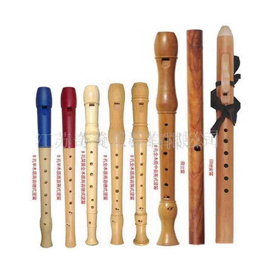 QI MEI 8-Hole Wooden Recorder