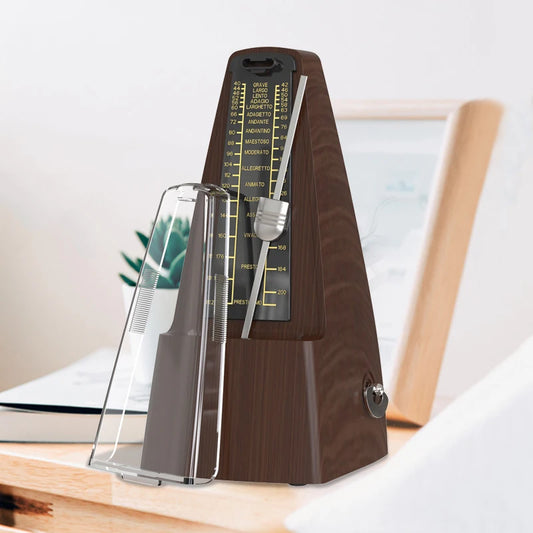 PSM Mechanical Metronomes for Piano Guitar Violin Bass Drum and Other Musical Instruments, Loud Sound, High Precision(Wood Grain) by Pieter Smuts Music