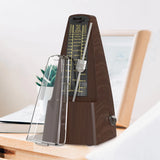 PSM Mechanical Metronomes for Piano Guitar Violin Bass Drum and Other Musical Instruments, Loud Sound, High Precision(Wood Grain)