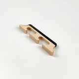 Maple Ebony Banjo Bridge 4/5/6 String Standard Size Wooden Saddle Lightweight 3 Foot Design