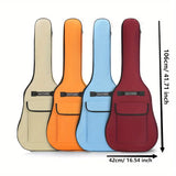 High Quality 5mm Padded Guitar Bag for 40/41 Inch Guitars - Adjustable Shoulder Straps