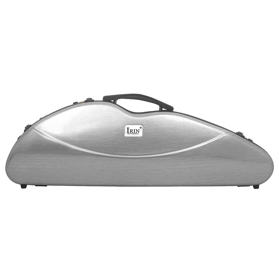 Triangular Fibreglass Violin Case 4/4 Super-Light Hard Shell with Hygrometer Password Lock