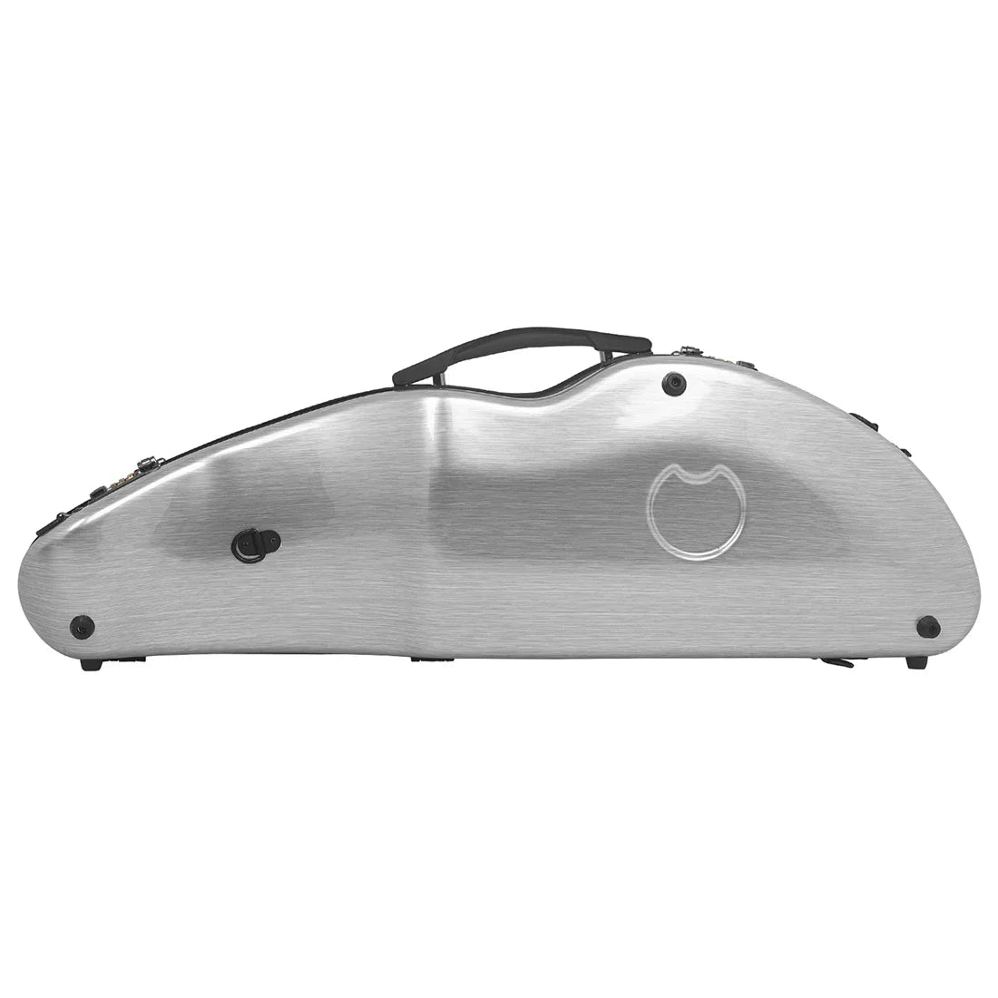 Triangular Fibreglass Violin Case 4/4 Super-Light Hard Shell with Hygrometer Password Lock
