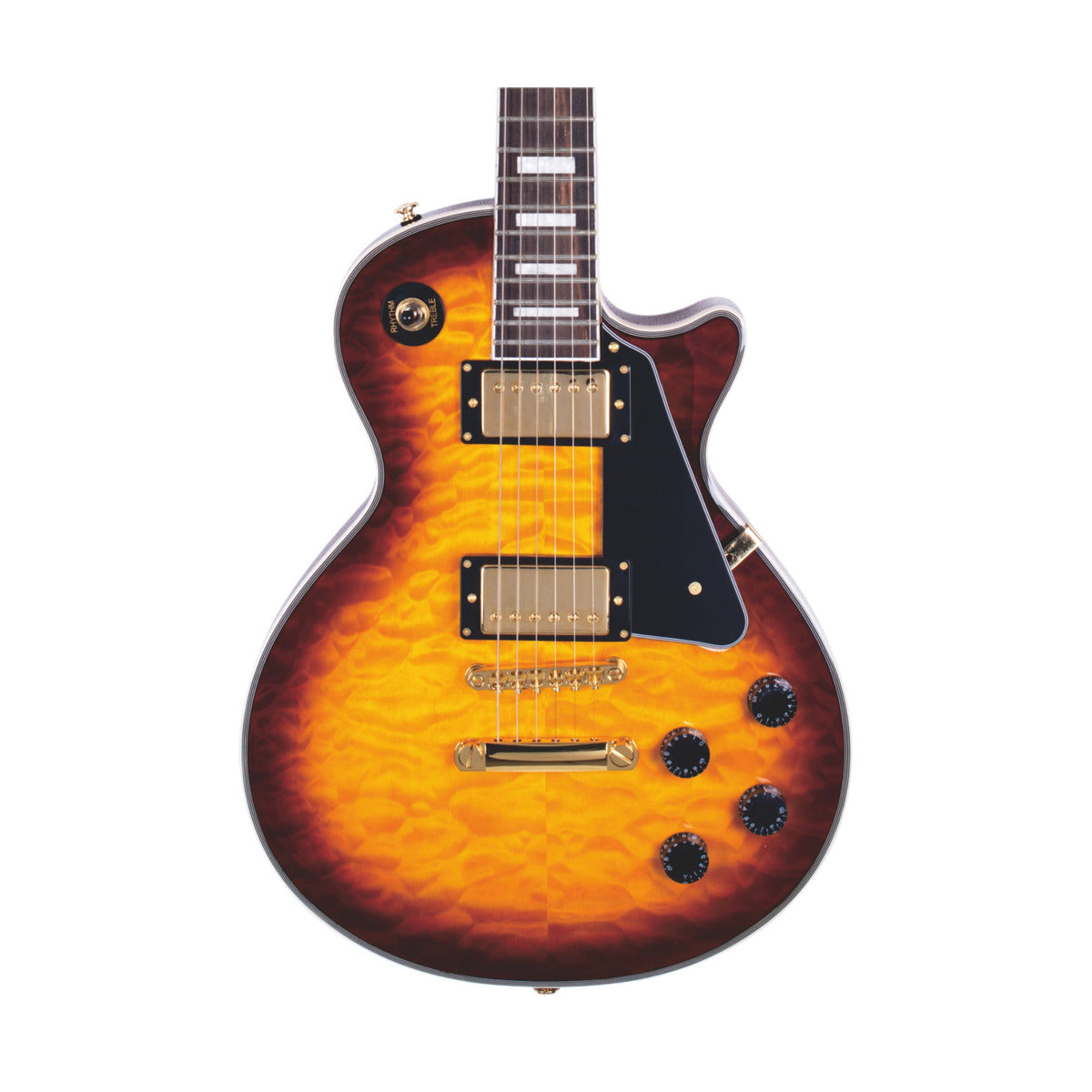 SX EH3D Les Paul Electric Guitar – Desert Burst