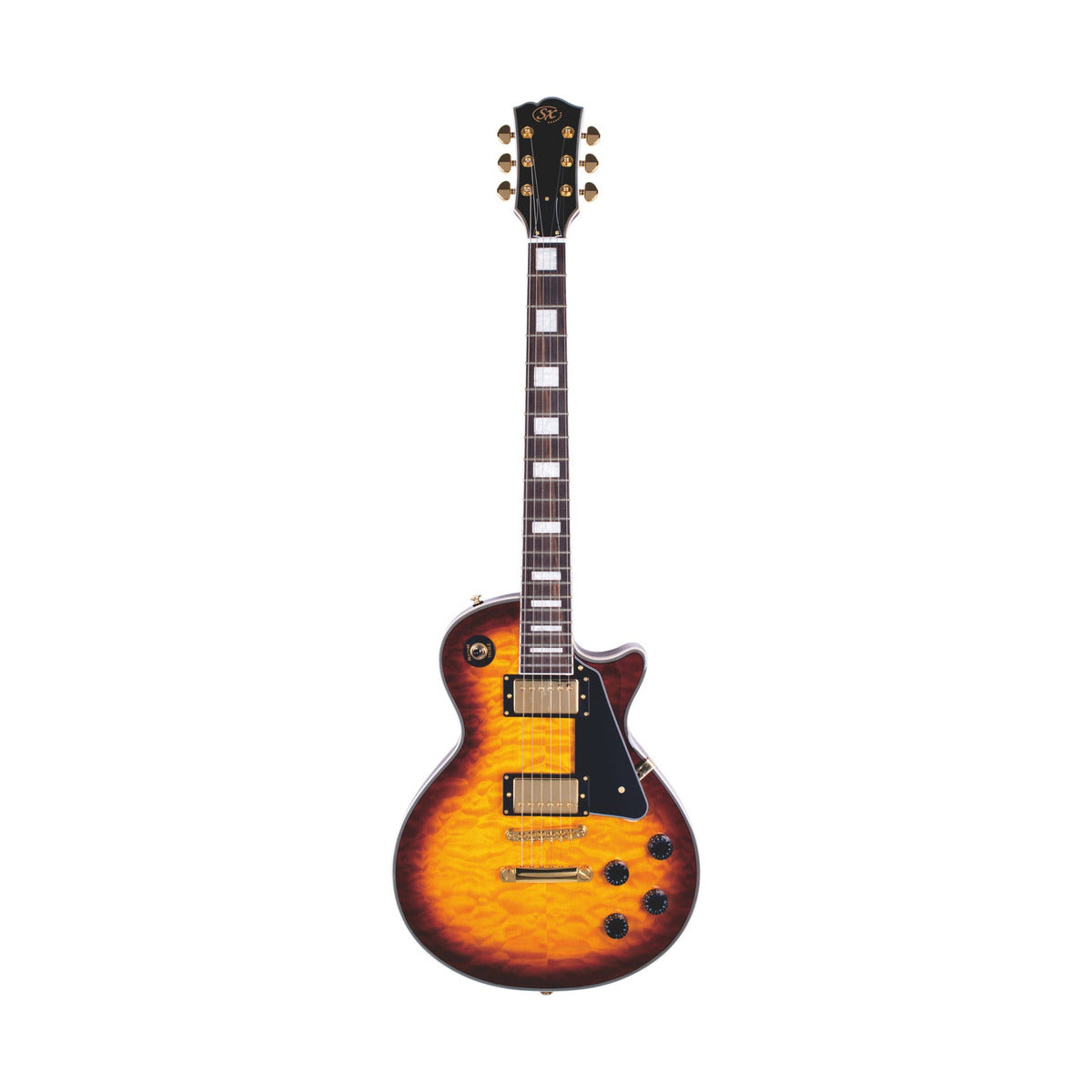 SX EH3D Les Paul Electric Guitar – Desert Burst