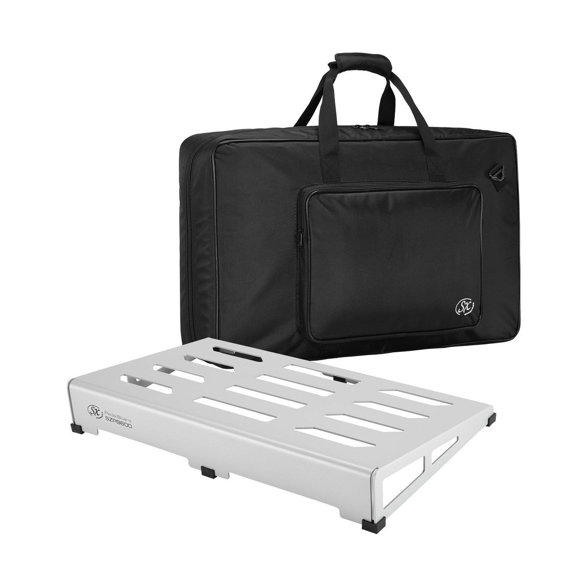 SX Pedal Board 60x37x9 Silver Withbag