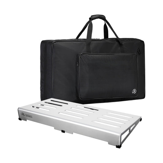 SX Pedal Board 80x41x9 Silver Withbag — hero 1