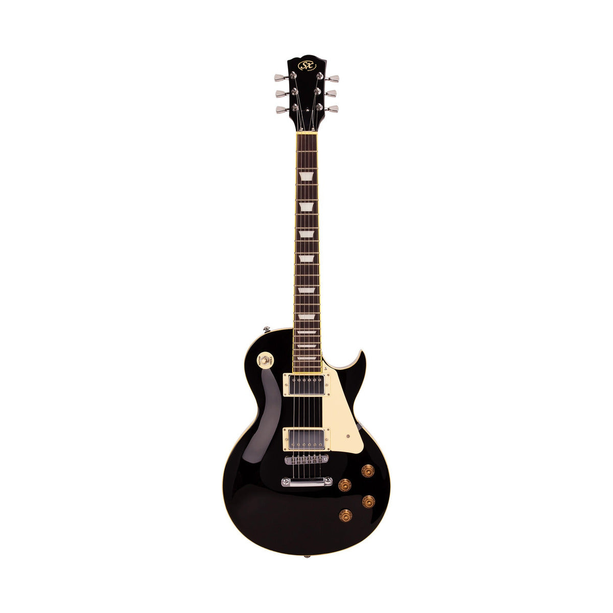 SX Les Paul Elec Guitar Black + Bag — gallery 3