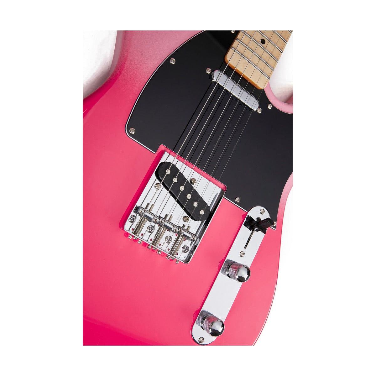 SX Tele Elec Guitar Pink Twilight + Bag — gallery 5