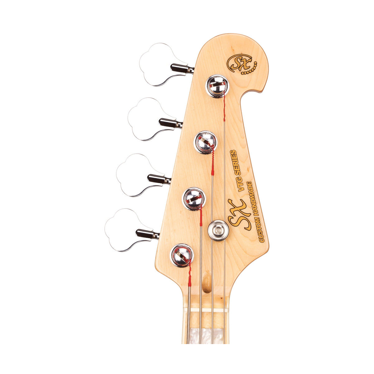 SX SJB75 Swamp Ash 4 String Bass Guitar – 3 Tone Sunburst