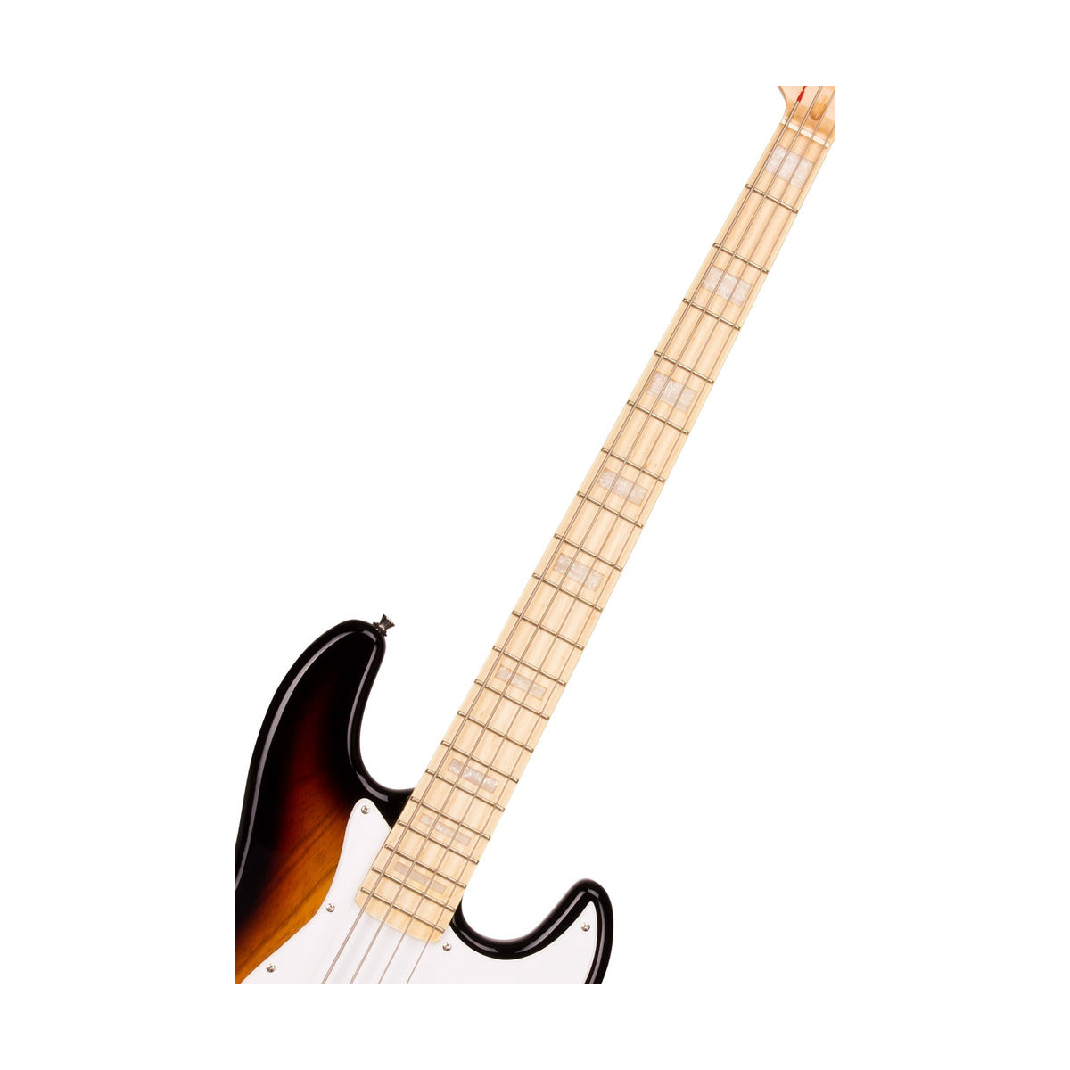 SX SJB75 Swamp Ash 4 String Bass Guitar – 3 Tone Sunburst