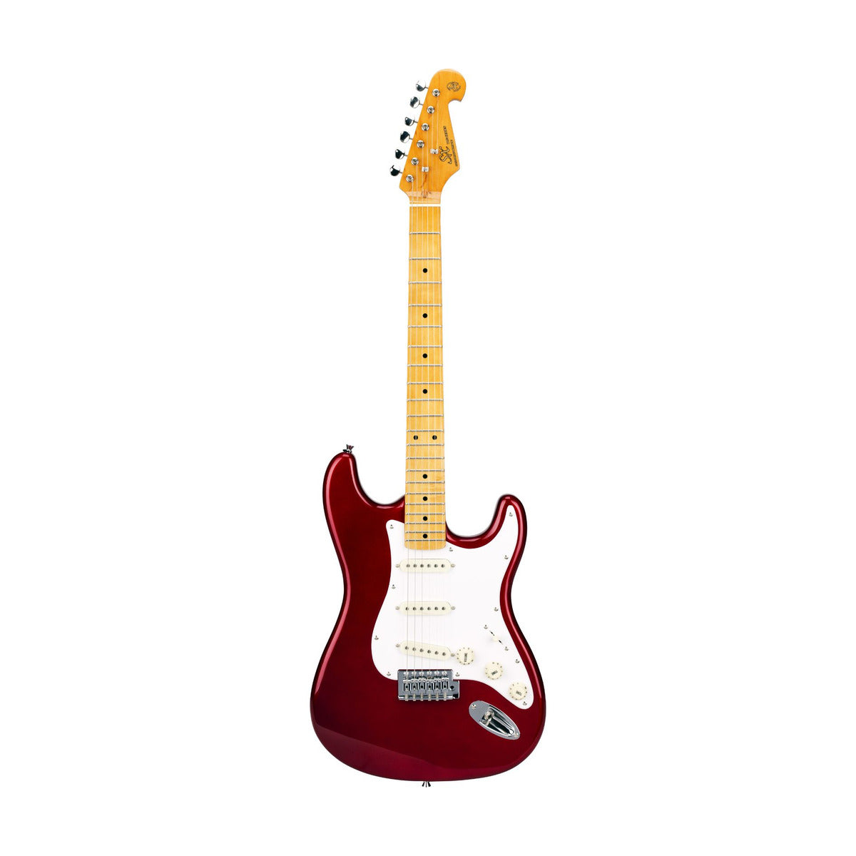 SX SST57 Strat Electric Guitar – Candy Apple Red