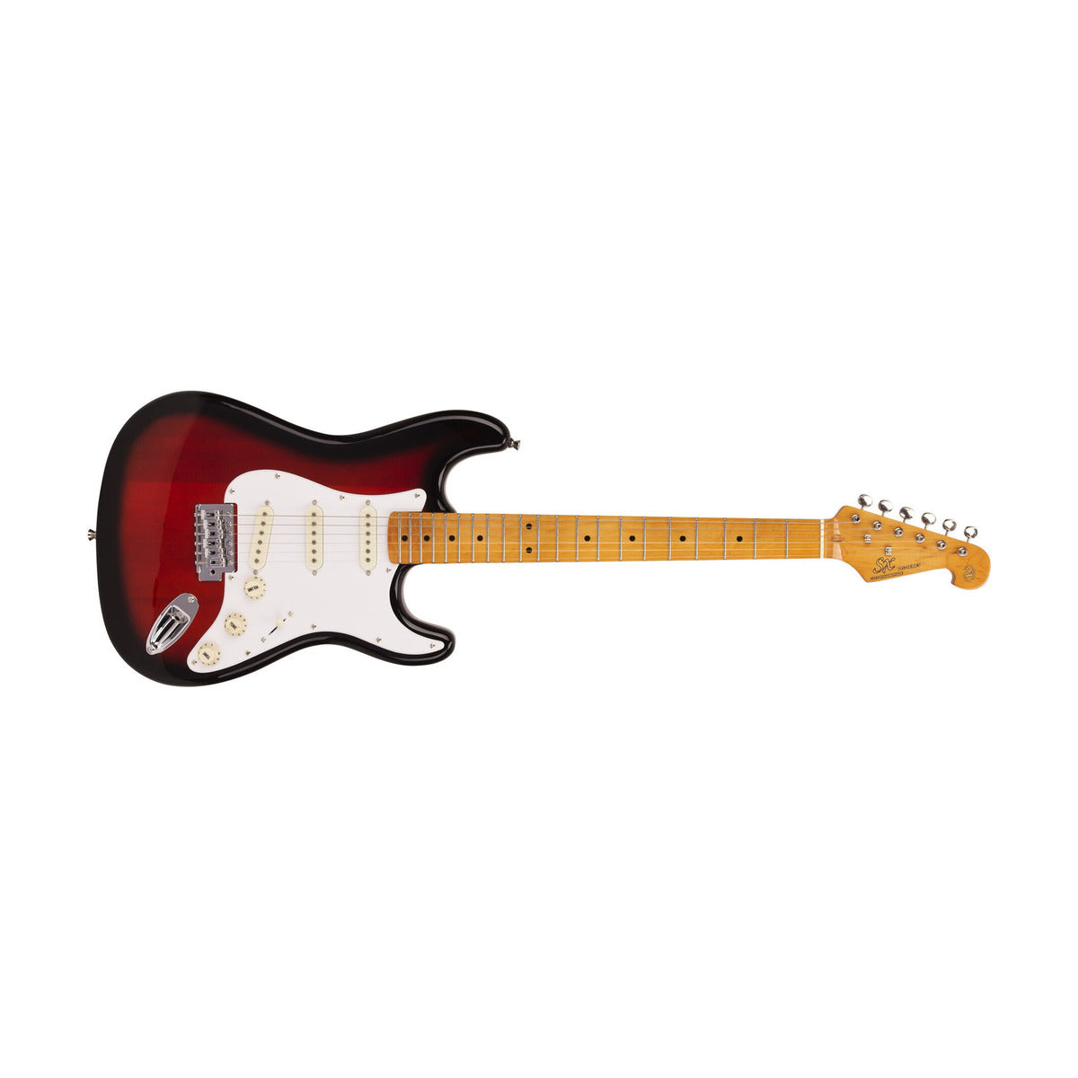 SX SST57 Strat Electric Guitar – Maple, 2-Tone Sunburst
