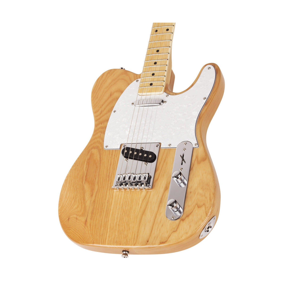 SX STL Tele Electric Guitar – Ash Body, Natural