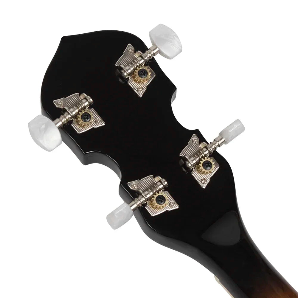 IRIN 5 String Banjo 22 Fret Sapele Body Rosewood Fingerboard with Carry Bag Beginner Friendly