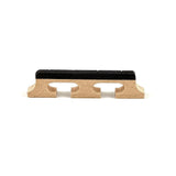 Maple Ebony Banjo Bridge 4/5/6 String Standard Size Wooden Saddle Lightweight 3 Foot Design