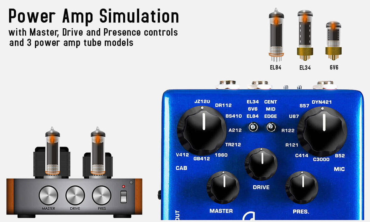 NUX NSS-5 Solid Studio IR & Amp Simulator Effects Pedal — official NUX photo 7
