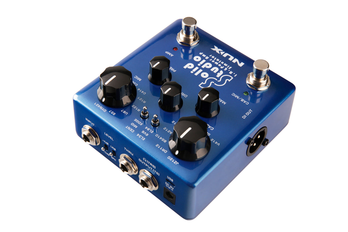 NUX NSS-5 Solid Studio IR & Amp Simulator Effects Pedal — official NUX photo 3